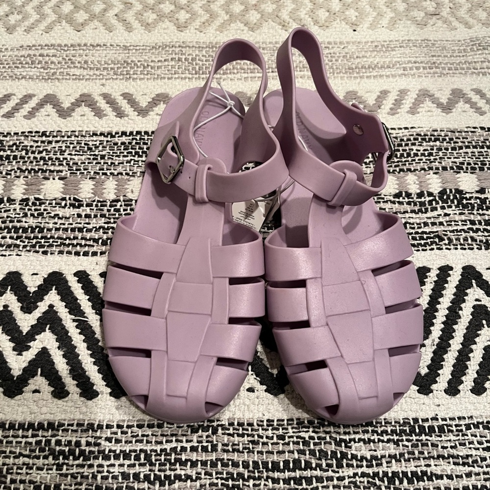 Fisherman Jelly Women's Lavender Sandals size 7